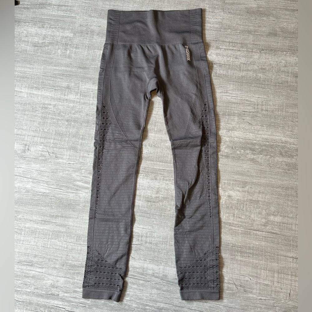 Gymshark Energy Seamless Leggings/Grey/Size Small(6)
